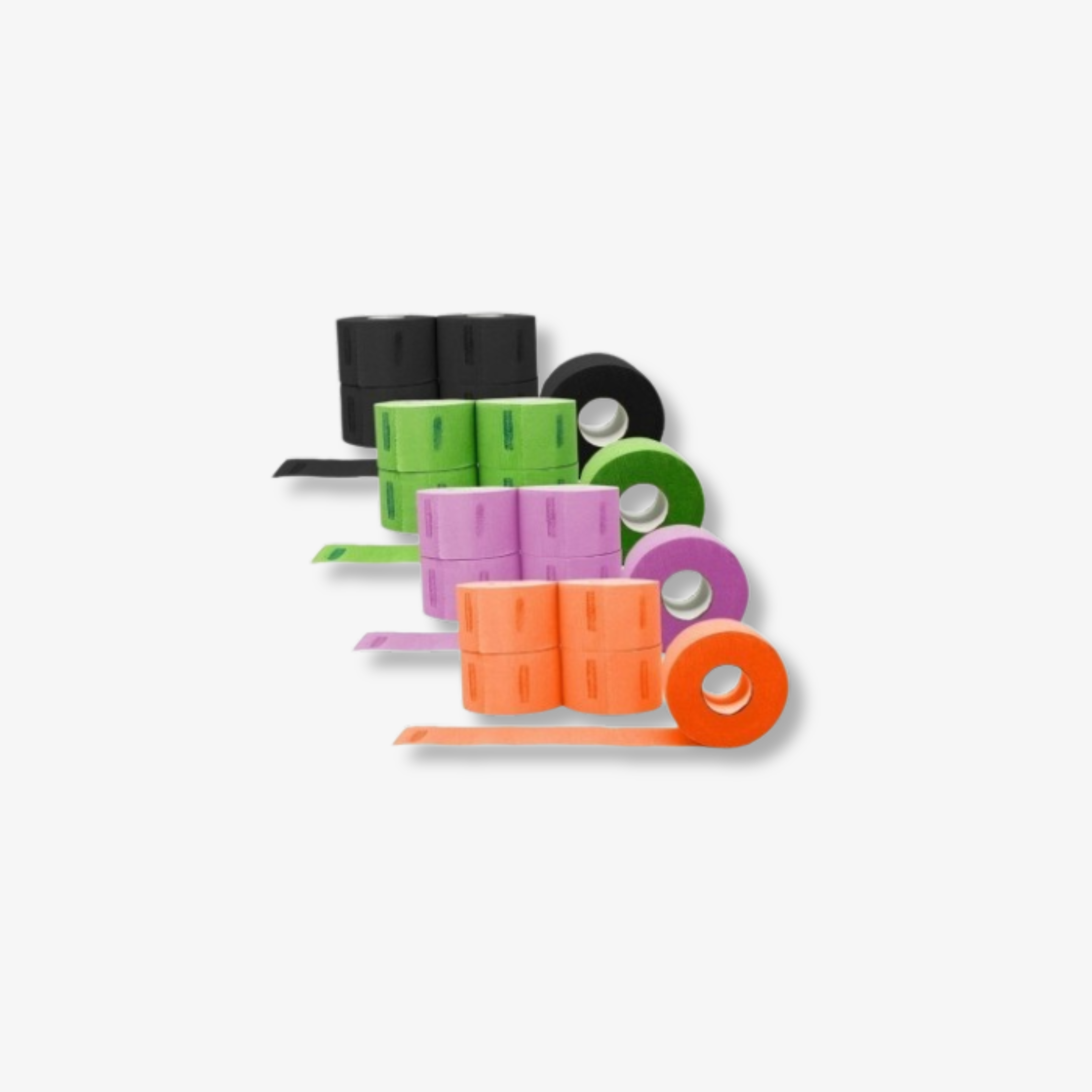 Neck Paper Strips – Papel de cuello autoadhesivo (Pack de 5 rollos x 100 uds)